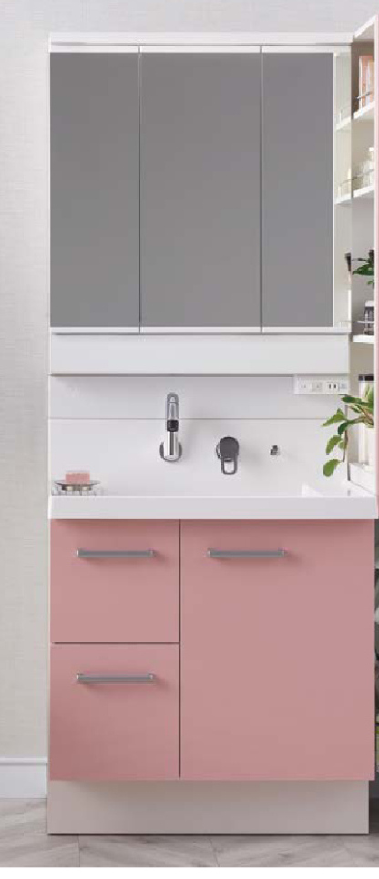 洗面化粧台W750　ピアラ